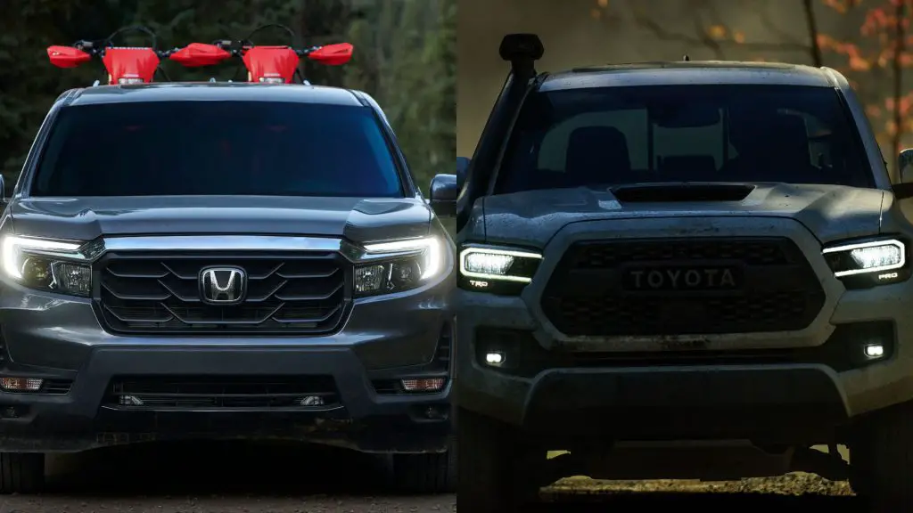 Honda Ridgeline vs Toyota Motorborne