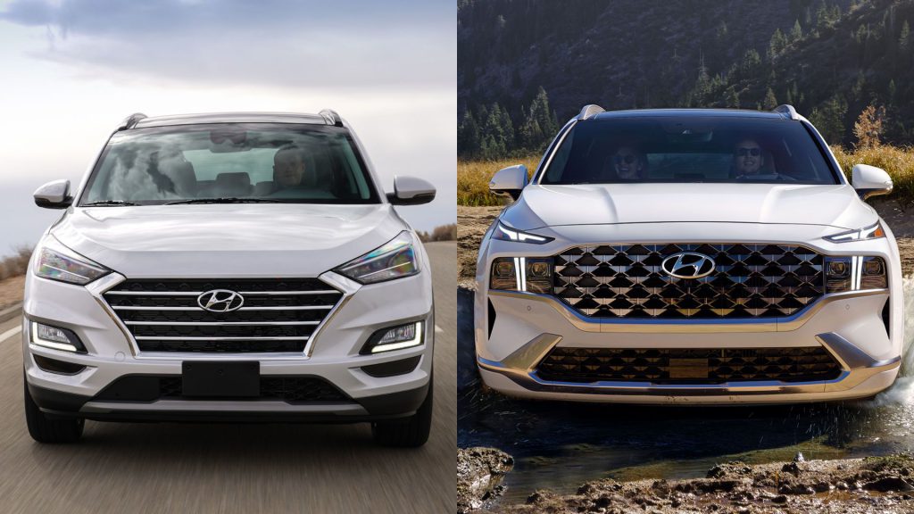 Hyundai Tucson vs Santa Fe Santa Delivers Again Motorborne