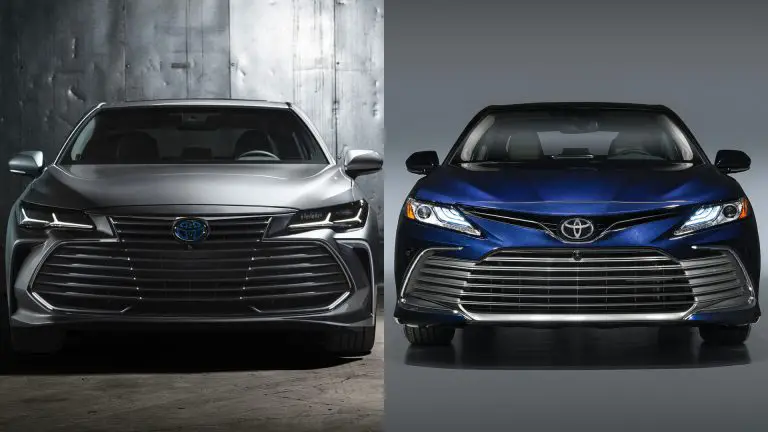 Toyota avalon vs camry