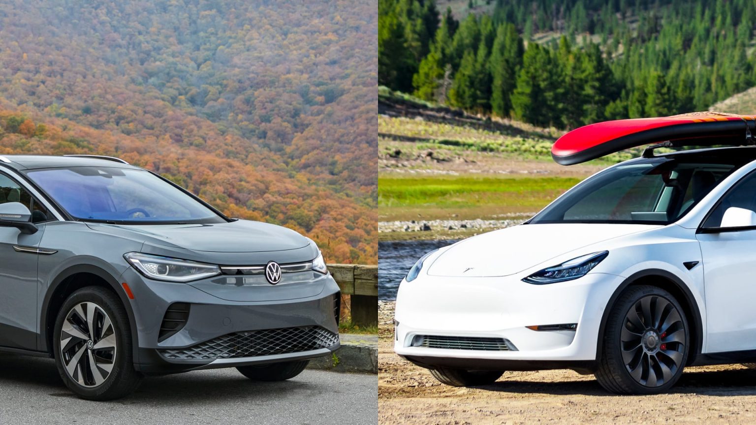 tesla 3 vs vw id 4